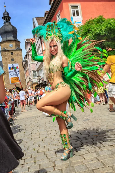 Szene des Samba-Festivals — Stockfoto