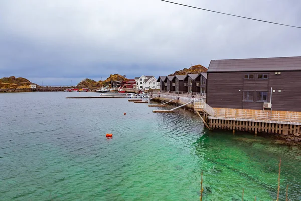 Senja Sziget Közelében Hamn Norvégiai Tájkép — Stock Fotó