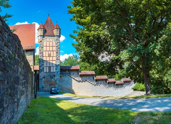 Rothenburg Der Tauber Germany Circa July 2020 Stoeberleinsturm Rothenburg Der — Stock Photo, Image