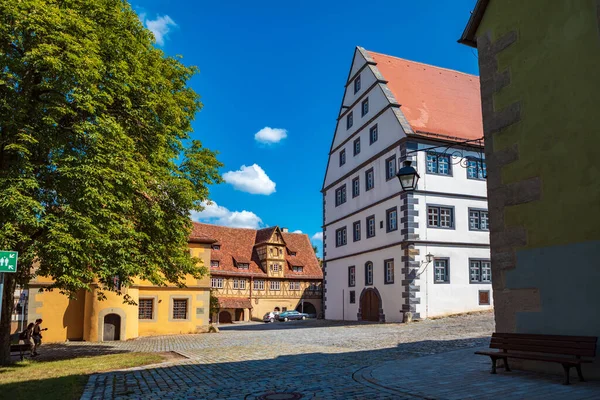 Rothenburg Der Tauber Germania Circa Luglio 2020 Paesaggio Urbano Rothenburg — Foto Stock