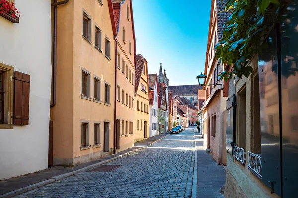 Rothenburg Der Tauber Alemania Circa Julio 2020 Paisaje Urbano Rothenburg —  Fotos de Stock