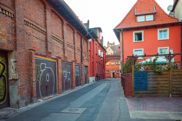 Wismar Deutschland Circa August 2020 Das Stadtbild Von Wismar Mecklenburg — Stockfoto