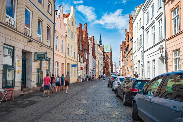 Luebeck Germany Circa July 2020 Town Scape Luebeck Schleswig Holstein — 图库照片