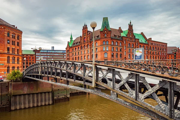 Hamburg Alemania Circa Agosto 2020 Zollkanal Hamburgo Alemania —  Fotos de Stock