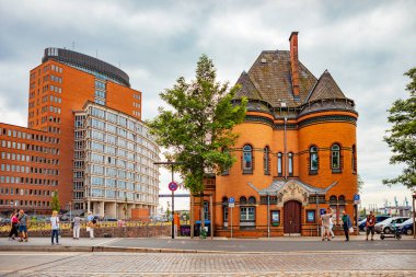 HAMBURG, Almanya - CIRCA AĞUSTOS, 2020: Hamburg kasabası, Almanya.