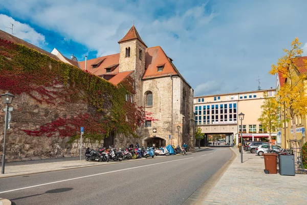 Regensburg Bavaria Γερμανια Circa Oktober 2020 Αδόλφος Κολπίνγκ Στράσε Της — Φωτογραφία Αρχείου
