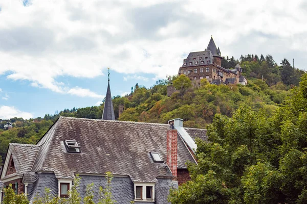 Bacharach Rineland Palatinate Germany Circa Aug2018 2020 Burg Stahleck River — 스톡 사진