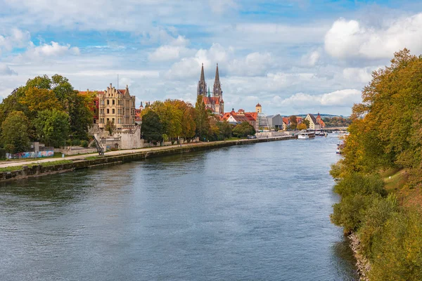 Stadsbilden Regensburg Tyskland — Stockfoto