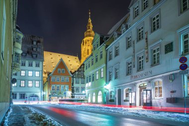 COBURG, GERMANY - CIRCA FEBRUARY, 2021: Coburg 'da Rückertstrasse, Almanya