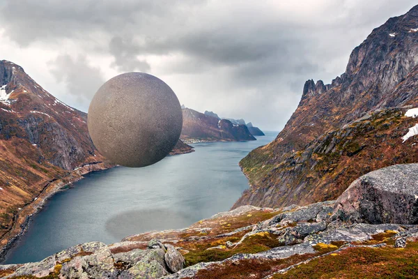 Ett Farligt Ufo Väg Norra Fjordområdet — Stockfoto