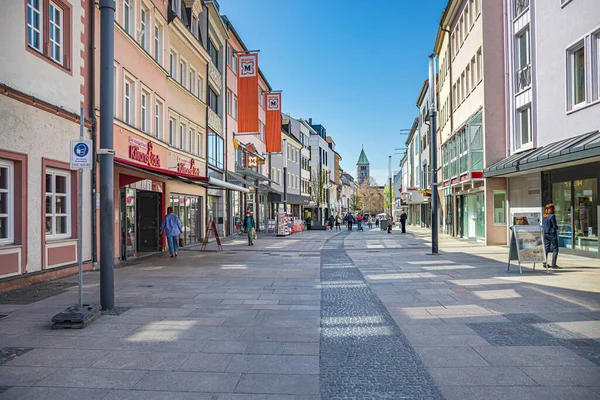 Schweinfurt Alemania Circa Abril 2021 Paisaje Urbano Schweinfurt Baviera Alemania —  Fotos de Stock