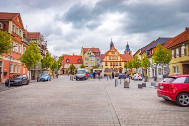BAD RODACH, ALMANY - CIRCA MAYIS 2021: Bad Rodach, Bavyera, Almanya