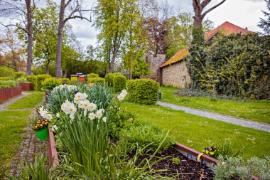 BAD RODACH, ALMANY - CIRCA MAYIS 2021: Bad Rodach, Bavyera, Almanya