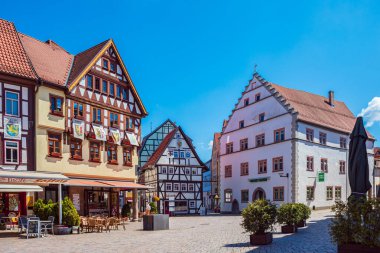 SCHMALKALDEN, GERMANY - CIRCA MAYIS 2021: Schmalkalden, Thuringia, Almanya.