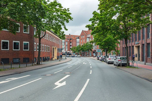 Muenster Duitsland Circa Juni 2021 Het Stadsgezicht Van Muenster Noordrijn — Stockfoto