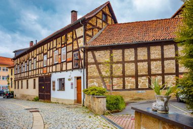 BAD RODACH, BAVARIA, GERMANY - CIRCA MAY, 2021: Bad Rodach Town, Almanya.