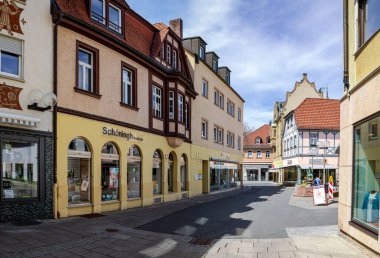 Bad Kiss SİZİNGEN, BAVARIA, GERMANY - CIRCA MAY, 2021: Bad Kissingen Town, Almanya.