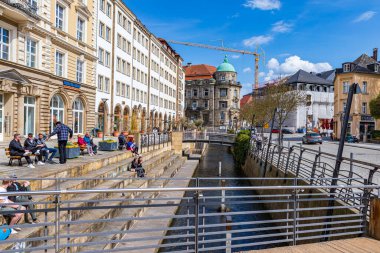 BAYREUTH, GERMANY - CIRCA MAY, 2021: The cityscape of Bayreuth, Bavaria, Germany