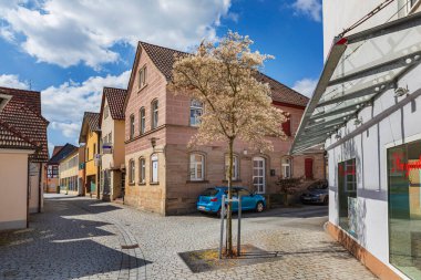 KRONACH, GERMANY - CIRCA APRIL, 2021: The cityscape of Kronach, Bavaria, Germany