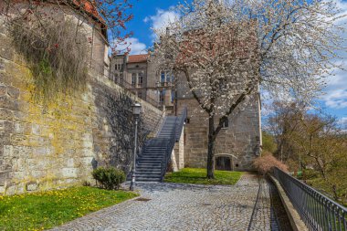 KRONACH, GERMANY - CIRCA APRIL, 2021: The cityscape of Kronach, Bavaria, Germany