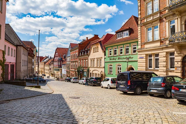 Kronach Bavaria Duitsland Circa April 2021 Het Stadsgezicht Van Kronach — Stockfoto