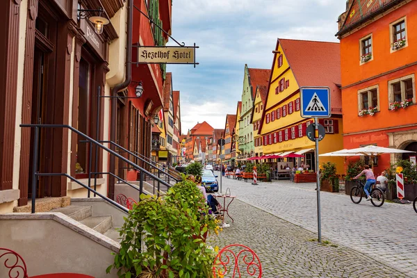 Dinkelsbuehl Bavaria Alemania Circa Julio 2021 Paisaje Urbano Ciudad Dinkelsbuehl —  Fotos de Stock