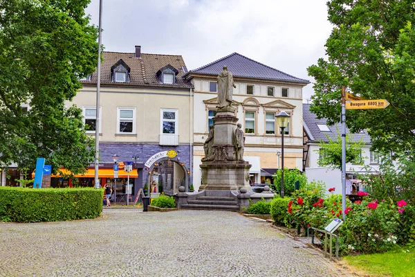 Kettwig Tyskland Circa Juni 2021 Skulpturen Kaiser Wilhelm Kettwig Nordrhein — Stockfoto