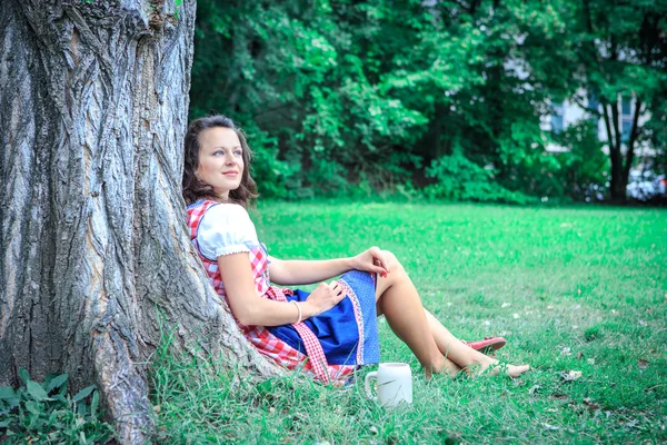 Bavarian girl — Stock Photo, Image