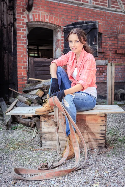 In the barn — Stock Photo, Image