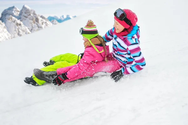 Släde Rider — Stockfoto