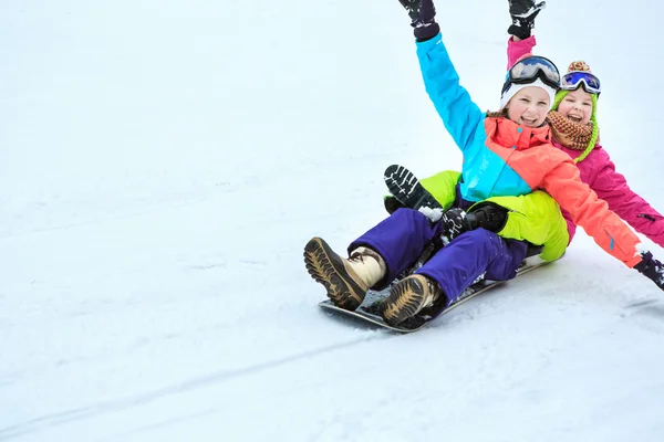 Släde Rider — Stockfoto