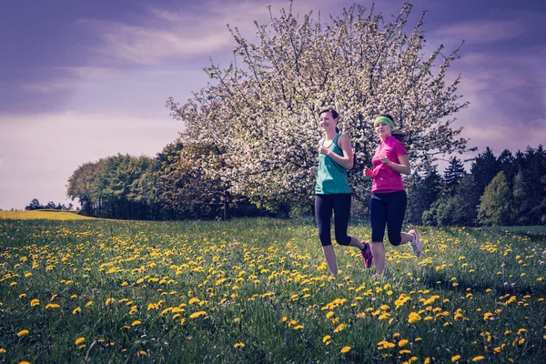 Mulheres em jogging — Fotografia de Stock