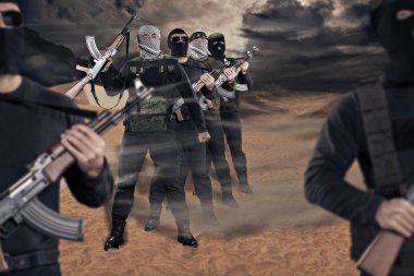 ateşli silahlar ile Militanlar