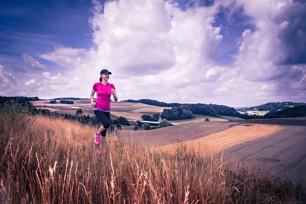 Jogging woman — Stock Photo, Image