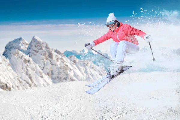 Skier — Stock Photo, Image