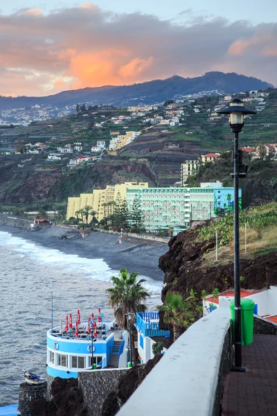 Zonsondergang over madeira — Stockfoto