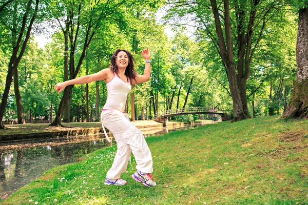 Dança fitness — Fotografia de Stock