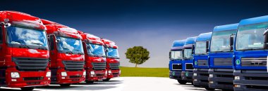 truck fleet clipart