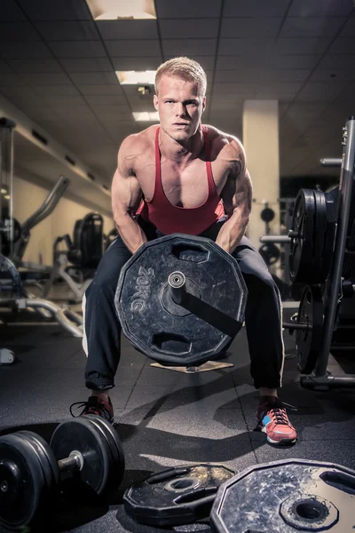 Gym workout — Stock Photo, Image