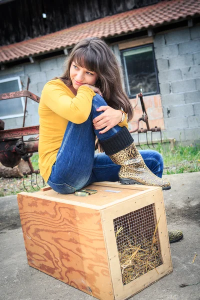 Život na farmě — Stock fotografie