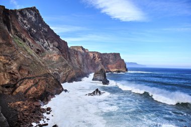 The east coast of Madeira