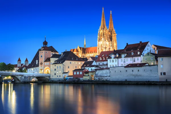 Cathedral view over Danube — Stock Fotó