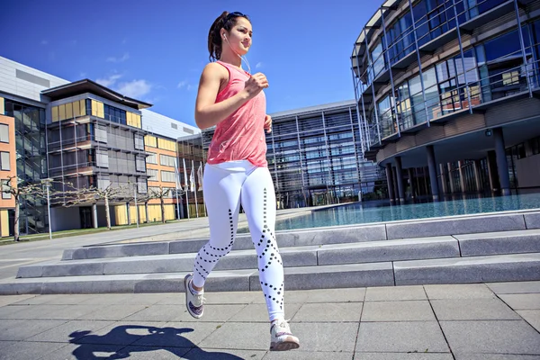 Femme de jogging — Photo