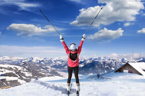 Skifahren — Stockfoto