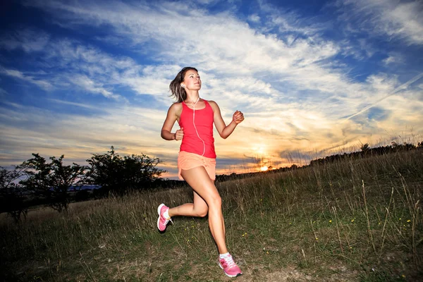 Mulher correndo — Fotografia de Stock
