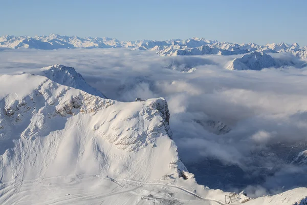 Skidområdet Zugspitze — Stockfoto