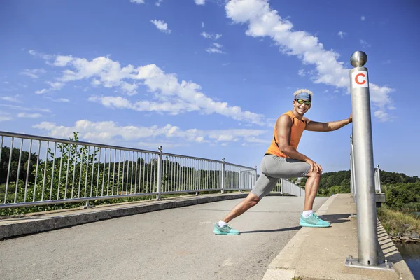 Uomo in corsa — Foto Stock