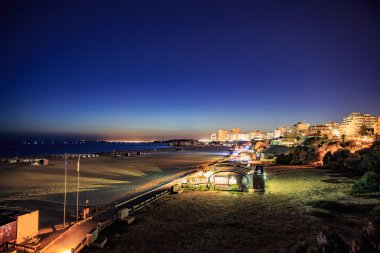 Beach Portimao Algarve üzerinde