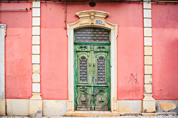 Old houses door — Stock Photo, Image