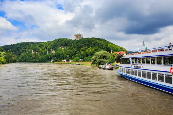 多瑙河畔的雷根斯堡 — 图库照片